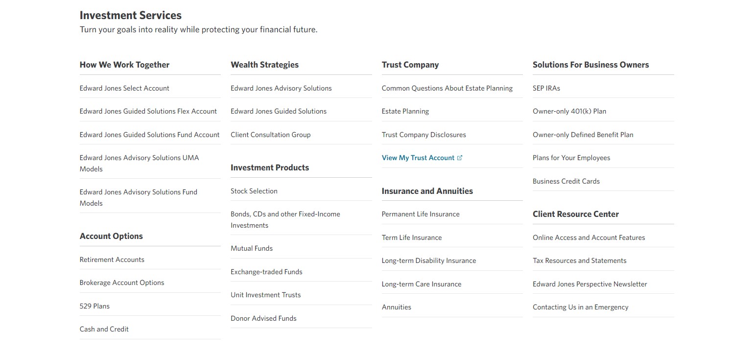 Edward Jones Gold Review - Services Edward Jones Gold Review - Services